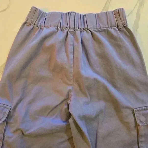 Forever 21 Womens Cotton Cargo Jogger Pants Lilac Purple Size Small - Picture 3 of 9